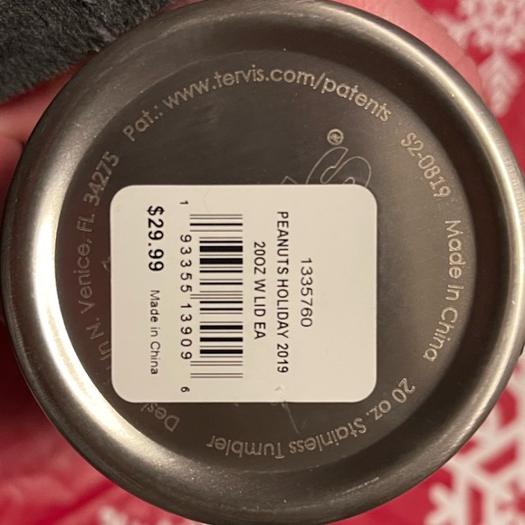 Peanuts Christmas Tervis Brand New - Picture 7 of 8